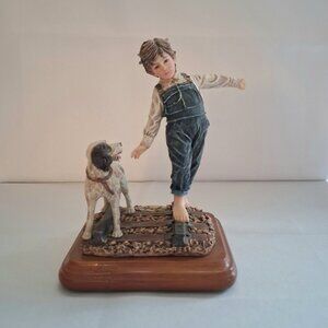Vintage 1998 Timeless Treasures "Walking The Rails" Figurine